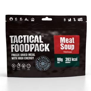 Tactical Foodpack Tactical Foodpack Freeze Dried Meal 90g, Meat Soup  2021 Żywność turystyczna 6 - Racje żywnościowe - miniaturka - grafika 1