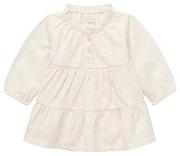 Sukienki - Noppies Baby Baby-Mädchen Girls Dress Longsleeve Leawood sukienka dziecięca, Butter Cream-P959, 80 - miniaturka - grafika 1