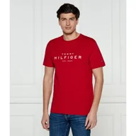 Koszulki męskie - Tommy Hilfiger T-shirt Regular Fit - miniaturka - grafika 1