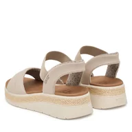 Sandały damskie - Sandały Skechers BOBS Sun Ray 114413/TPE Beżowy - miniaturka - grafika 1