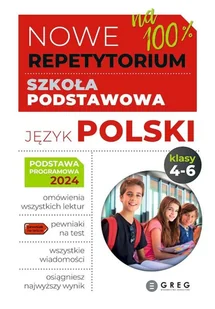 Język polski. Nowe Repetytorium 2025. Szkoła podstawowa. Klasa 4-6 - Pomoce naukowe - miniaturka - grafika 1