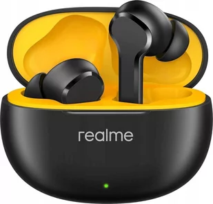 Realme dokanałowe Realme Buds T100 czarne one size - Słuchawki - miniaturka - grafika 1
