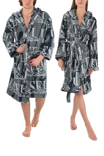 Szlafrok unisex Diesel Home New Liquid Logo Cap-L/XL - Piżamy damskie - miniaturka - grafika 1