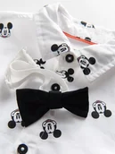 Bluzki dla niemowląt - Reserved - Koszula Mickey Mouse z muchą - biały - miniaturka - grafika 1