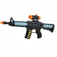 Samochody i pojazdy dla dzieci - KARABIN BROŃ dźwięk/światło zabawka plastikowa 55cm - miniaturka - grafika 1