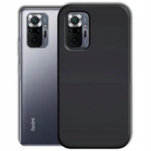 Etui Do Xiaomi Redmi Note 10 5G Gumowe Obudowa Czarne Matowe Silikon Slim - Etui i futerały do telefonów Etui Do Xiaomi Redmi Note 10 5G Gumowe Obudowa Czarne Matowe Silikon Slim - Etui i futerały do telefonów - miniaturka - grafika 1