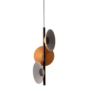 Lampa zwisająca Puro P0564 Maxlight LED 8W 3000K zwis żółta szara - Lampy sufitowe - miniaturka - grafika 1