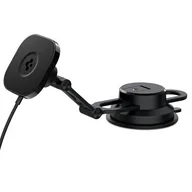 Uchwyty samochodowe do telefonów - ﻿Uchwyt samochodowy z ładowarką bezprzewodową Spigen OneTap Pro 3 Black Dash - miniaturka - grafika 1