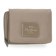 Portfele - Pepe Jeans Christine Portfel z portmonetką Beżowy 10x8x3 cm Poliester z Detalami ze sztucznej skóry by Joumma Bags, beż, Talla única, Portfel z portfelem - miniaturka - grafika 1