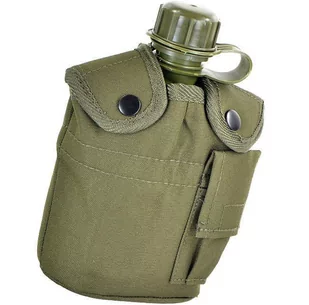 Mil-Tec NIEMCY Manierka US STYLE CANTEEN AND CUP OLIVE (14506001) 14506001 - Survival - akcesoria - miniaturka - grafika 1