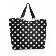 Torby i wózki na zakupy - Torba shopper xl, dots white kod: RZU7073 - miniaturka - grafika 1