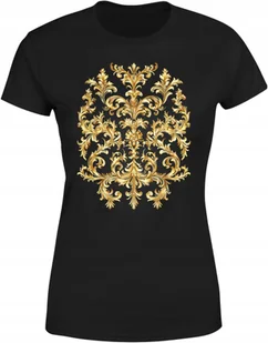 Koszulka damska Złote Rokoko artystyczny wzór T-shirt damski - Koszulki i topy damskie - miniaturka - grafika 1