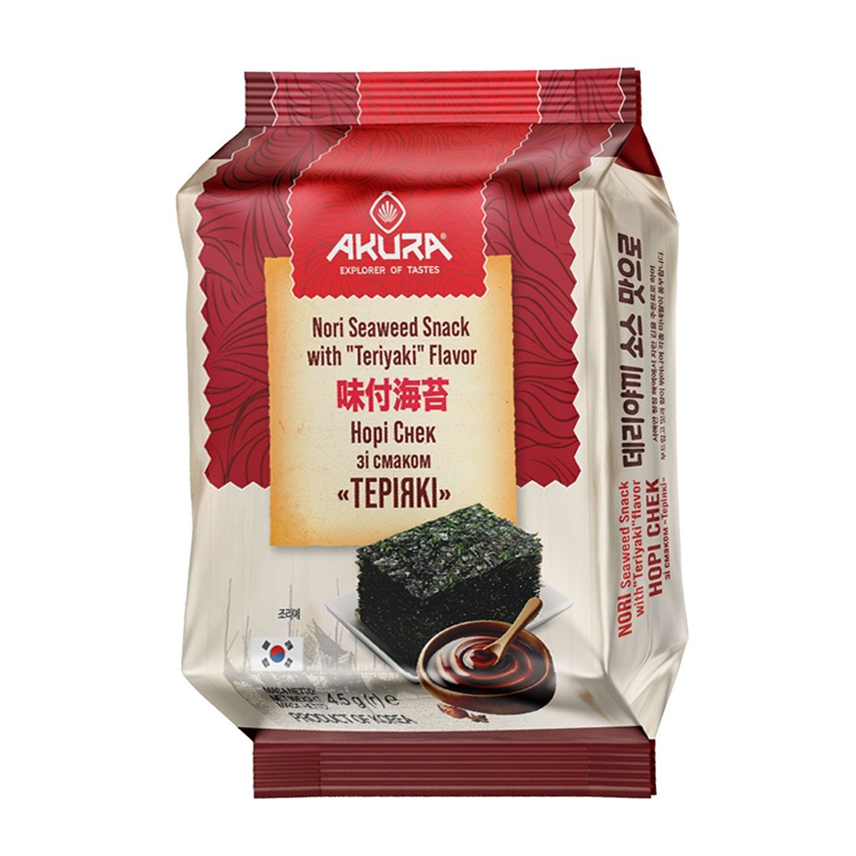 hipsów Nori o smaku Teriyaki 4,5 g 1 szt
