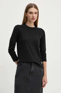G-Star Raw sweter wełniany damski kolor czarny lekki D25509-D847 - Swetry damskie - miniaturka - grafika 1