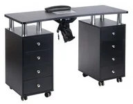Stoliki do manicure - Stolik manicure z otworem montażowym BD-3425+O Cza - miniaturka - grafika 1