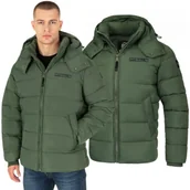 Odzież taktyczna i umundurowanie - Kurtka zimowa z kapturem Pit Bull Perseus - Oliwkowa M - miniaturka - grafika 1