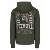 Odzież taktyczna i umundurowanie - Pitbull bluza z kapturem PITBULL Tricot Terry 280 Troublemaker '25 - Old Green - miniaturka - grafika 1