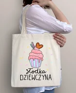 Torby i wózki na zakupy - Torba na zakupy eco - bawełniana - miniaturka - grafika 1