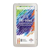 Przybory szkolne - Kredki Tri-Tone Trójkolorowe 11+1 kolorów - miniaturka - grafika 1