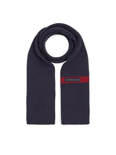 Tommy Hilfiger Szalik Th Skyline Knit Scarf AM0AM11496 Granatowy - Apaszki i szaliki męskie - miniaturka - grafika 1