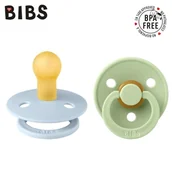 Smoczki uspokajające - Bibs Colour 2-Pack Baby Blue & Pistachio S Smoczek Uspokajający Kauczuk Hevea - miniaturka - grafika 1