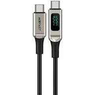 Kable USB - Acefast kabel USB Typ C - USB Typ C 2m, 100W (20V/5A) srebrny (C6-03 silver) C6-03-C-C silver - miniaturka - grafika 1