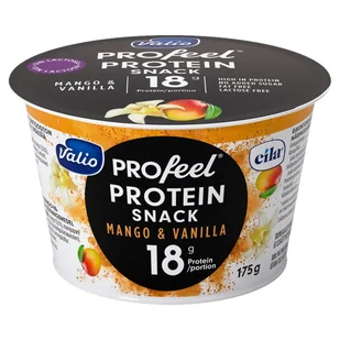 Valio Wysokobiałkowy serek o smaku mango i wanilii 175 g - Desery mleczne - miniaturka - grafika 1