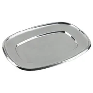Tace i patery - Kinghoff STALOWA TACA PÓŁMISEK 32cm KH-1375 - miniaturka - grafika 1