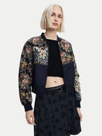 Kurtki damskie - Desigual Kurtka bomber Roterdam 24WWEWB1 Czarny Regular Fit - miniaturka - grafika 1