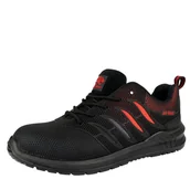 Obuwie robocze - SRC Półbuty robocze Airvent sznurowane SB FO czarno-czerwone rozmiar 44 - miniaturka - grafika 1