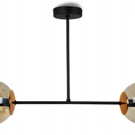 Lampy sufitowe - Lampa sufitowa wisząca Tuluza elegance 2xE27 abażur kule miodowe/miedziane Light Home LH - miniaturka - grafika 1