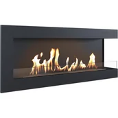 Biokominki - Biokominek wiszący DELTA 1200 prawy z szybą certyfikat TÜV - miniaturka - grafika 1