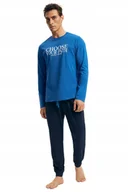 Piżamy damskie - HENDERSON PIŻAMA MĘSKA LOOP 43472 AW25 L NIEBIESKI-GRANAT - miniaturka - grafika 1