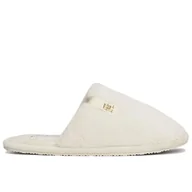 Klapki i japonki damskie - Klapki Tommy Hilfiger Comfort Home Slipper FW0FW08138-YBH - białe - miniaturka - grafika 1