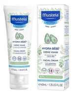 Kremy dla dzieci - Mustela, Hydra Bebe Facial Cream, Nawilżający krem do twarzy dla dzieci i niemowląt, 40 ml - miniaturka - grafika 1