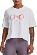 Koszulki i topy damskie - Under Armour Koszulka UA Live Novelty Silo SS 1369881 100 - miniaturka - grafika 1