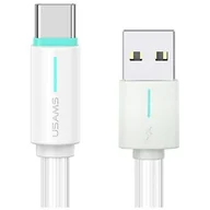 Kable USB - Kabel USB - USB-A USAMS SJ732USB02 18W 1 m Biały - miniaturka - grafika 1