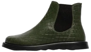 Fly London Damskie botki TICH099FLY, zielone, 38 EU, ZIELONY, 5 UK - Botki damskie - miniaturka - grafika 1