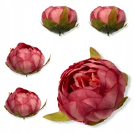 Sztuczne kwiaty - PEONIA GŁÓWKA Kwiaty wyrobowe Piwonia Główka jak żywa Bukiet Stroik 12 szt - miniaturka - grafika 1