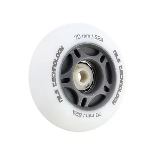 PU 70x24 82A LED-3  BIAŁE KÓŁKA (4 szt.) NILS EXTREME - Akcesoria do skatingu - miniaturka - grafika 1