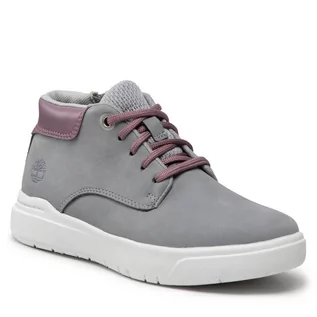 Półbuty damskie - Timberland Trzewiki Seneca Bay Leather Chukka TB0A5N4P0501 Medium Gray Nubuck - grafika 1