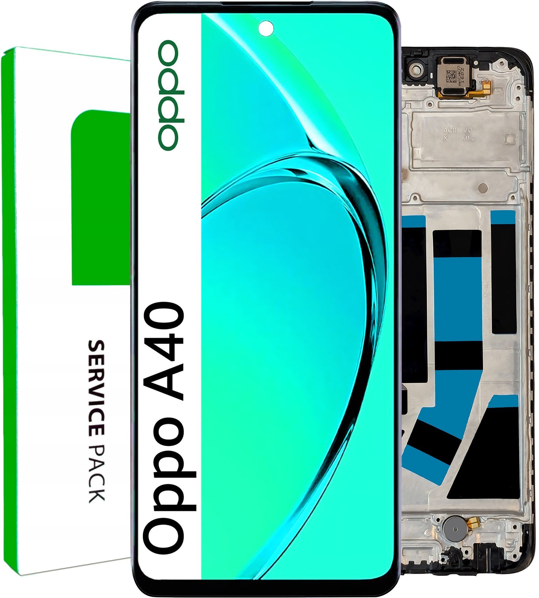 Wyświetlacz do Oppo A40 Ekran LCD Oryginał Zila Ramka CPH3669 CPH2669 5904858381586