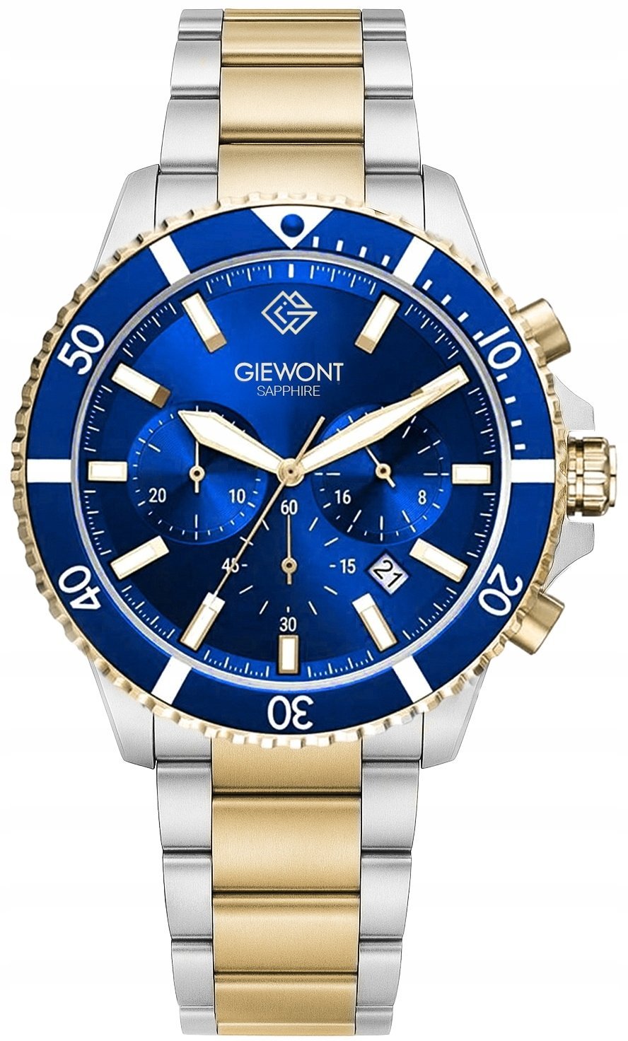 Zegarek Giewont Zegarek Męski Chronograph Sapphire Multikolor GW3970-B5