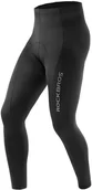 Spodnie rowerowe - Spodnie rowerowe kolarskie długie oddychające z wkładką XL - czarne Spodnie rowerowe kolarskie długie oddychające z wkładką XL - czarne - miniaturka - grafika 1