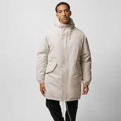 Kurtki męskie - Męska kurtka puchowa Outhorn OTHAW23TDJAM265 - kremowa - miniaturka - grafika 1
