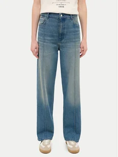 Mustang Jeansy Vermont 1016933 Niebieski Loose Fit - Spodnie damskie - miniaturka - grafika 1