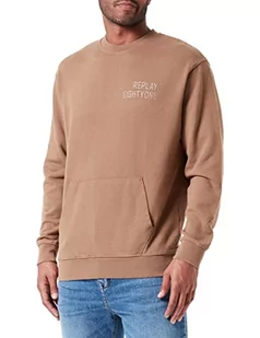 Replay Bluza męska M6264, 989 Safari, S - Bluzy męskie - miniaturka - grafika 1