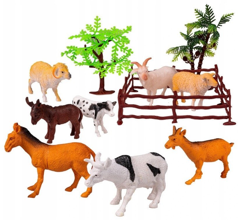 Figurki zwierząt duży zestaw figurek realistyczne mocne zoo farma prezent
