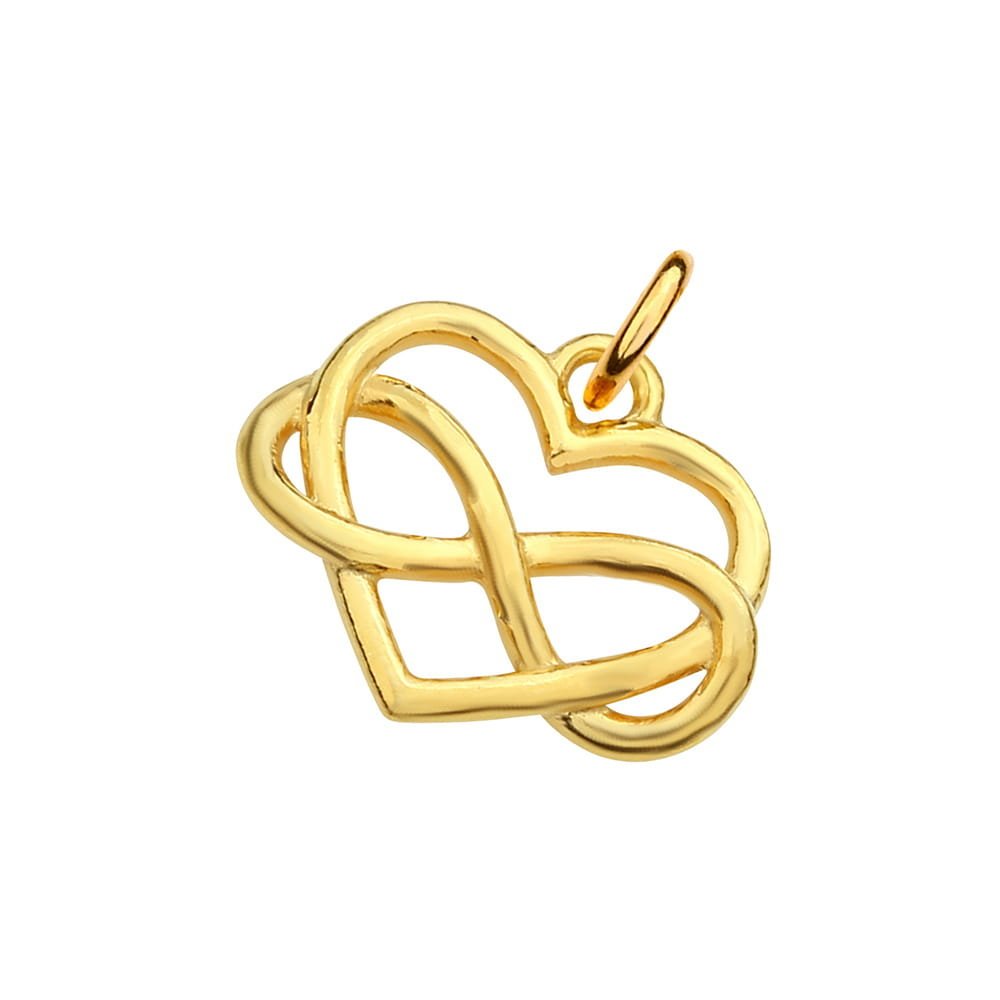 MYNESS Zawieszka wisiorek serce nieskończoność