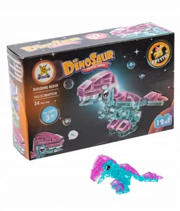 Klocki Konstrukcyjne Crystal Dinozaury Różne Łatwe Do Składania - Klocki - miniaturka - grafika 1